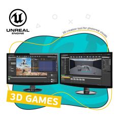 Unreal Engine 4. Игровой движок - КИБЕРшкола программирования для детей, компьютерные курсы для школьников, начинающих и подростков - KIBERone г. Ижевск