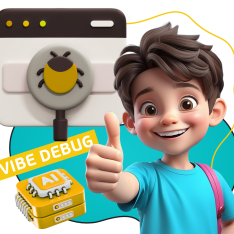 Тестирование & Vibe Debug. Охотники за багами - КИБЕРшкола программирования для детей, компьютерные курсы для школьников, начинающих и подростков - KIBERone г. Ижевск