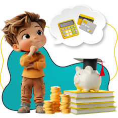 Финансовый интеллект вместе KIBERone - КИБЕРшкола программирования для детей, компьютерные курсы для школьников, начинающих и подростков - KIBERone г. Ижевск