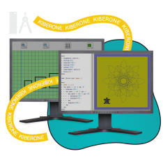 Исполнители чертежник и черепашка - КИБЕРшкола программирования для детей, компьютерные курсы для школьников, начинающих и подростков - KIBERone г. Ижевск