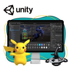 Мир игр на Unity 2D на популярном движке + AI-помощники - КИБЕРшкола программирования для детей, компьютерные курсы для школьников, начинающих и подростков - KIBERone г. Ижевск